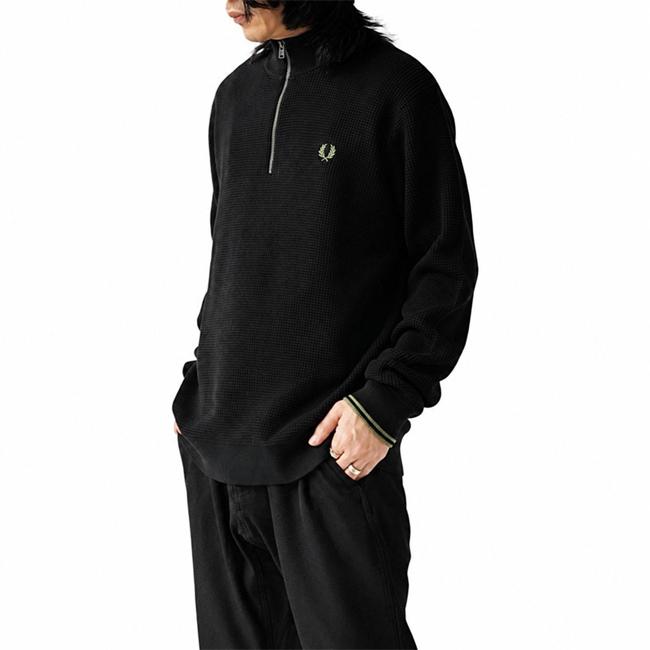 FRED PERRY（フレッドペリー） ニット ジャケット メンズ FRED PERRY