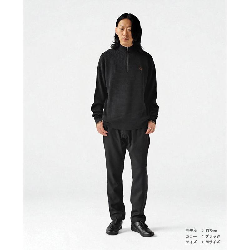 FRED PERRY フレッドペリー ニット ジャケット メンズ Waffle