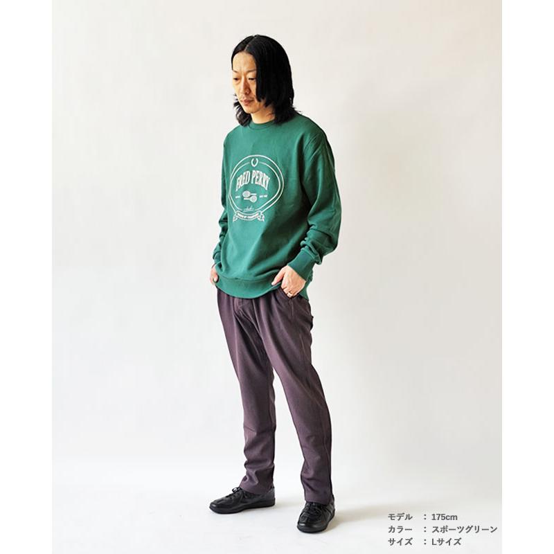 FRED PERRY スウェット ネイビー×グリーン FRED PERRY（フレッドペリー） スウェット トレーナー CHOSEN BY