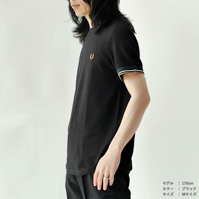 FRED PERRY Twin Tip Shirt ブラック M フレッドペリー FRED PERRY(フレッドペリー) TWIN TIPPED FRED PERRY SHIRT ツイン
