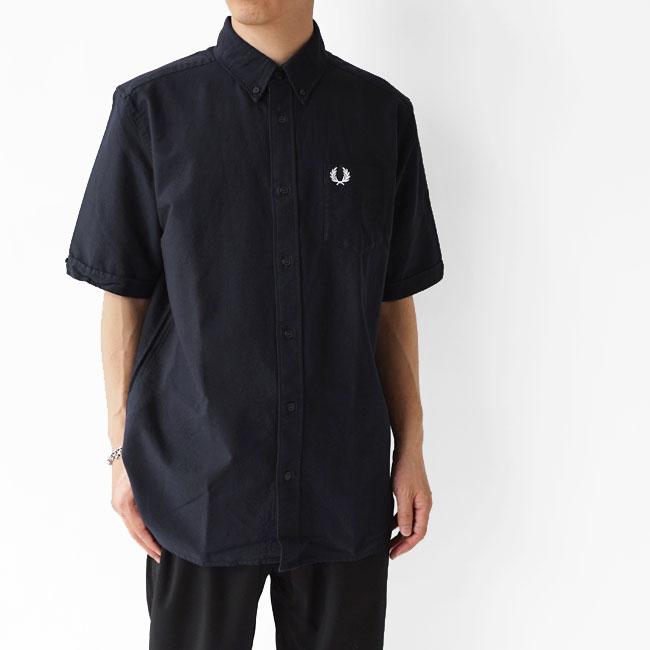 フレッドペリー シャツ メンズ FRED PERRY OXFORD SHIRT オックスフォードシャツ M5503 半袖シャツ ボタンダウン ワンポイント  (クーポン対象外)｜j-piaplus｜04