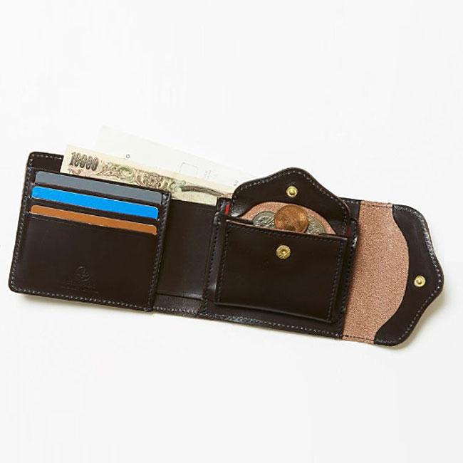 【未使用】 グレンロイヤル 折り畳み財布　Sliding Wallet GLENROYAL グレンロイヤル 財布 二つ折り 本革 ブライドルレザー