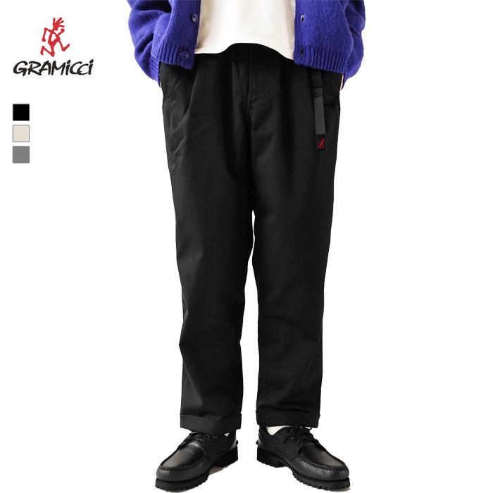 シップス別注　グラミチパンツ　TCツイル　美品　完売　ブラック Gramicci（グラミチ） パンツ メンズ GRAMICCI T/C TWILL TUCK TAPERED