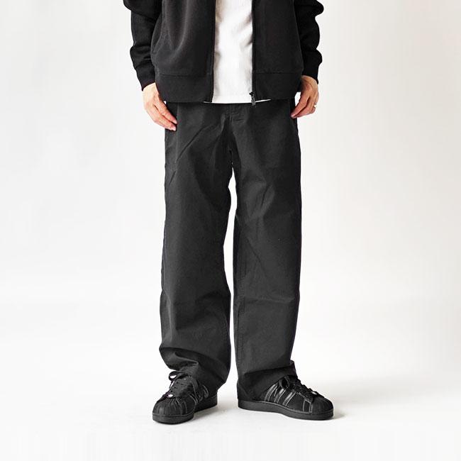 GRAMICCI 黒ワイドパンツ(新品) GRAMICCI グラミチ パンツ T/C TWILL WIDE PANT ツイル ワイド