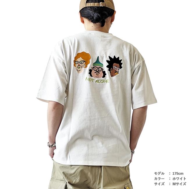 gym master（ジムマスター） gym master Tシャツ 7.4oz NOT ALONE 刺繍