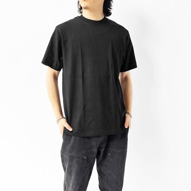 Hanes ヘインズ Tシャツ 半袖 メンズ レディース T-SHIRTS KURO クルー