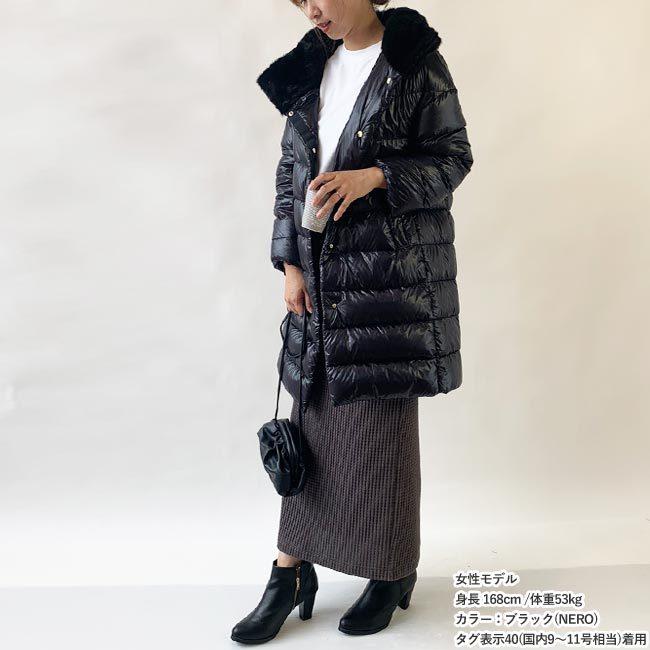 HERNO ヘルノ ダウン ダウンコート ボアネック ロング ダウン HERNO ヘルノ ダウン ダウンコート ボアネック ロング ダウン