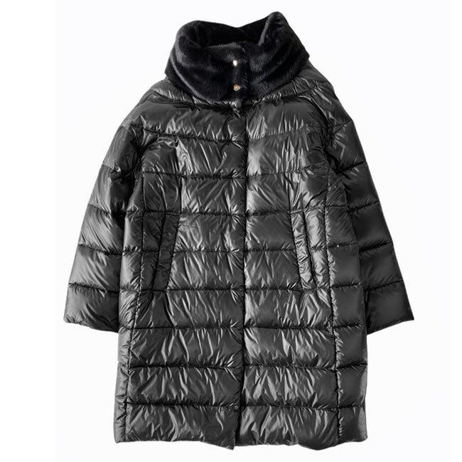 HERNO ヘルノ ダウン ダウンコート ボアネック ロング ダウン HERNO ヘルノ ダウン ダウンコート ボアネック ロング ダウン