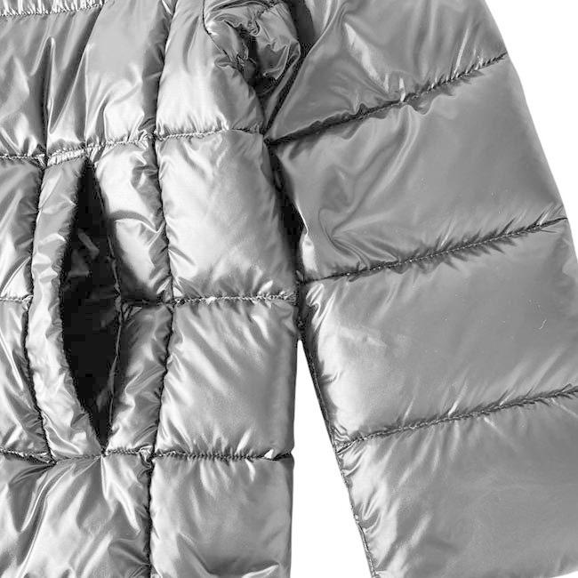 ヘルノ　HERNO　ロングダウンコート　Aライン　ダウンジャケット　グレー ヘルノ ダウンジャケット コート グレー レディース HERNO