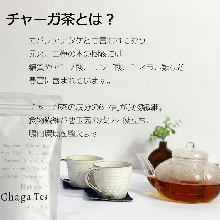厳選チャーガ茶 300g お茶袋付 温活農園 チャーガ茶【ブランド累計50万袋】国内製造 ティー