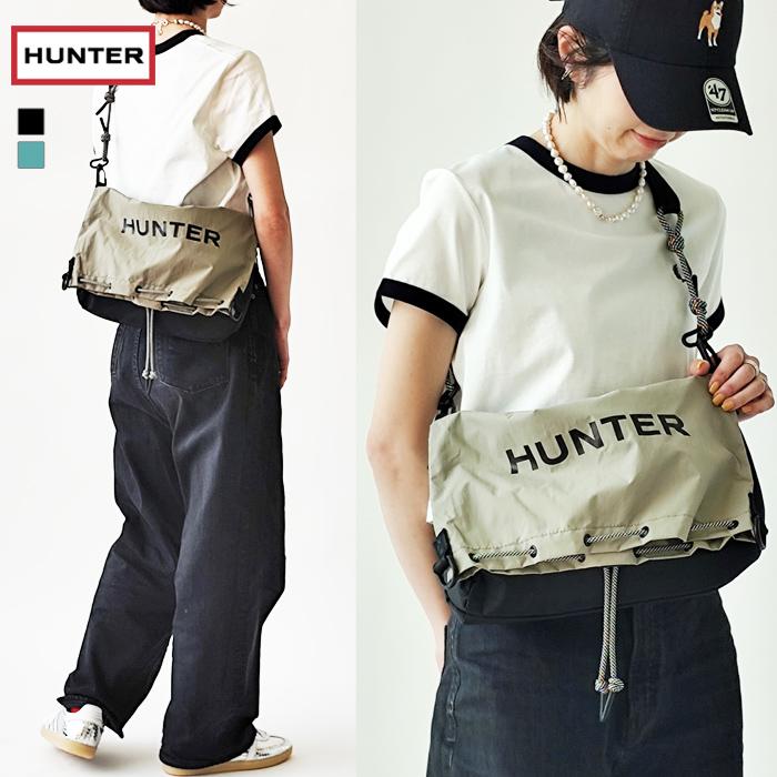 ✨新品✨【HUNTER】タグ付き ショルダー トラベル サコッシュ ボディバッグ 男女兼用 HUNTER（ハンター） ショルダーバッグ トラベル リップストップ