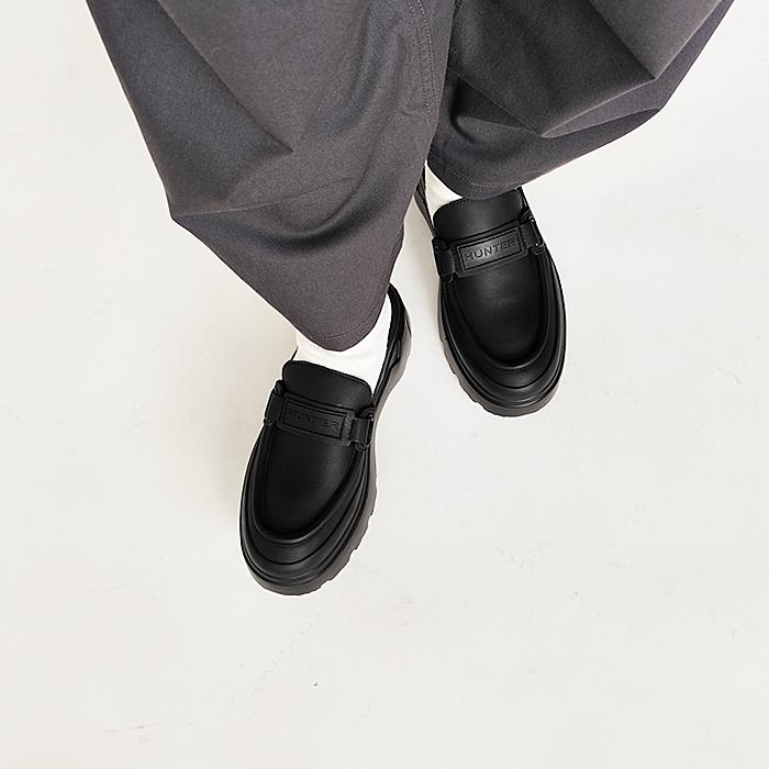 HUNTER <着用一回のみ> レインシューズローファー HUNTER <着用2回のみ> レインシューズローファー 僕はもう、雨