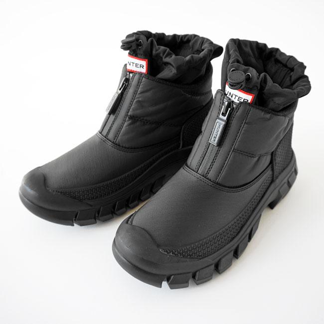 ハンター ブーツ レディース HUNTER WOMENS INTREPID ANKLE ZIP SNOW BOOT イントレピッド ジップ アンクル  スノーブーツ WFS5000WWU 防水 防寒 中綿