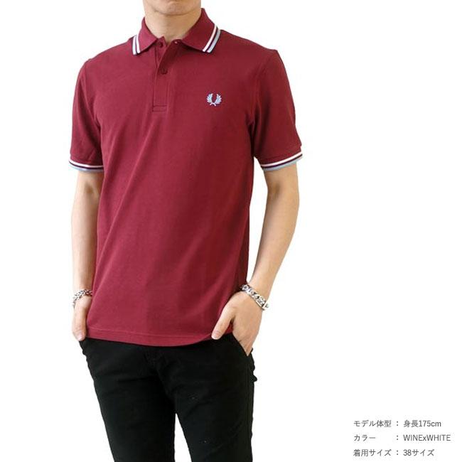 FRED PERRY フレッドペリー ポロシャツ メンズ TWIN TIPPED M12 FRED PERRY フレッドペリー ポロシャツ メンズ TWIN TIPPED M12