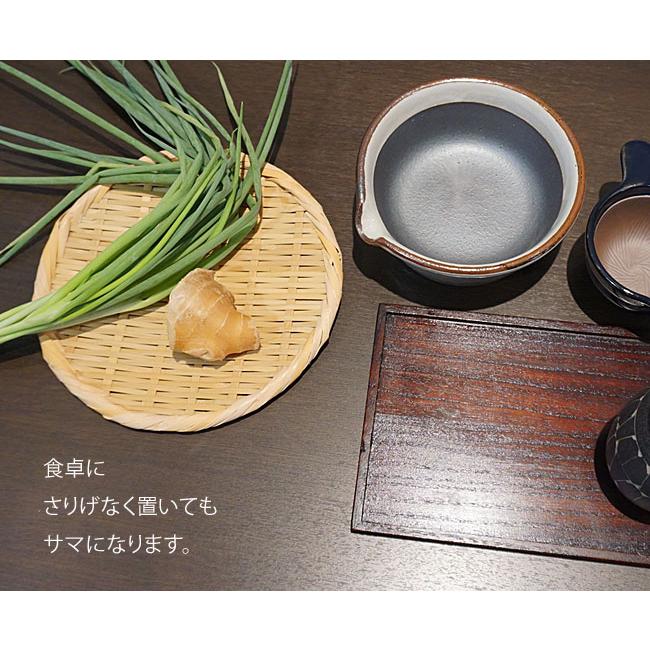 かごや 丸盆ざる 21cm ざる 竹 おしゃれ 盆ざる 竹/藤 天然素材