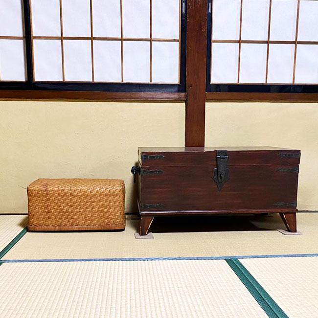 かごや 山葡萄 行李 やまぶどう バスケット 収納 かご 網代編み 籠