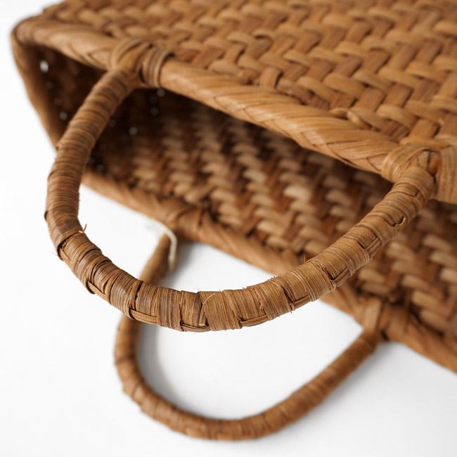 籠バッグ 網代バッグ2L 模様入り/竹バッグ/女性/竹かご/国産/日本製 通販