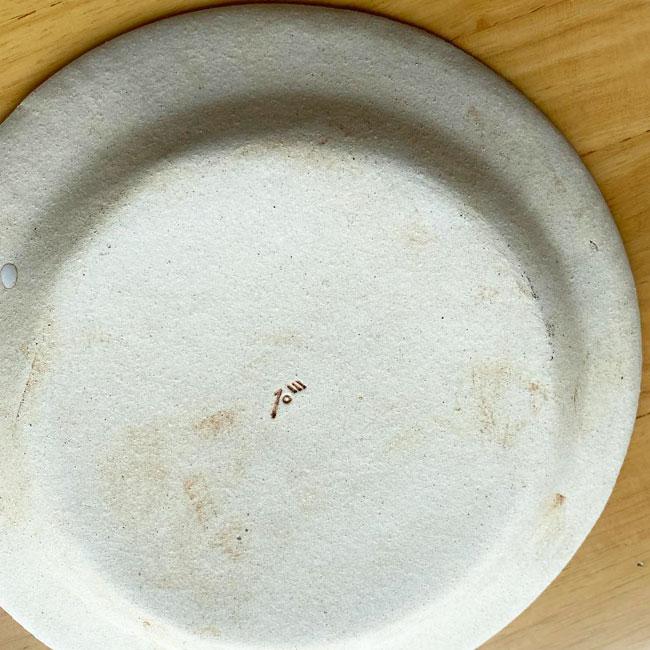 かもしか道具店 クラフト石川 さびライン 017S リム皿 22cm (2枚セット