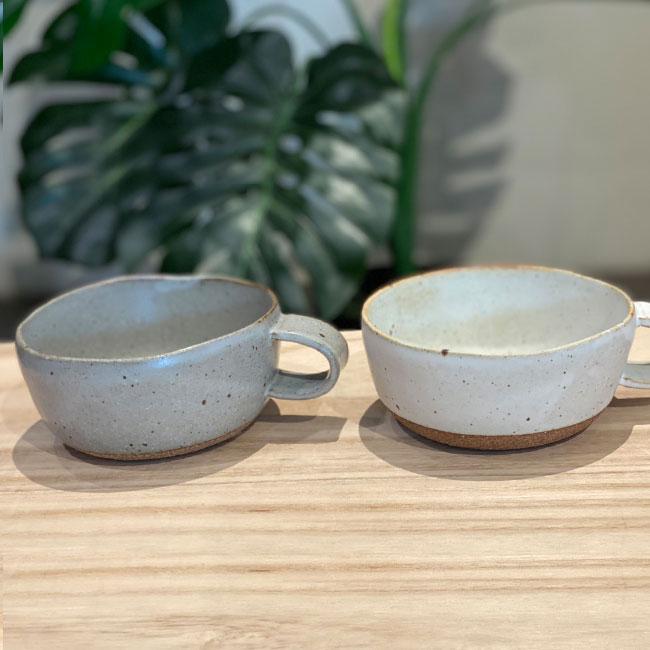 かもしか道具店 クラフト石川 手つきスープ 132 (2個セット) 山口陶器