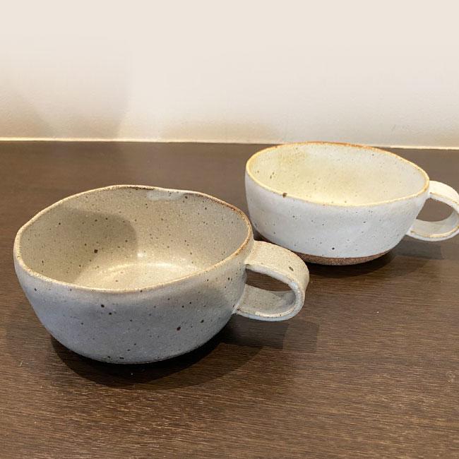 かもしか道具店 クラフト石川 手つきスープ 132 (2個セット) 山口陶器