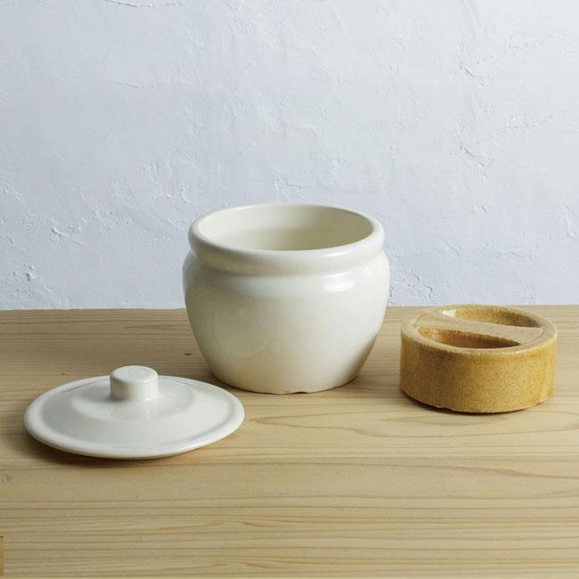 白い陶器のつぼ型容器 白い陶器のつぼ型容器 楽天市場】陶器 つぼ