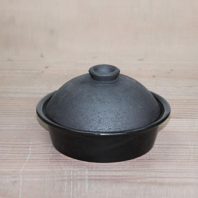 かもしか道具店 陶のくんせい鍋 こぶり 15cm 燻製鍋 燻製器 家庭用 直