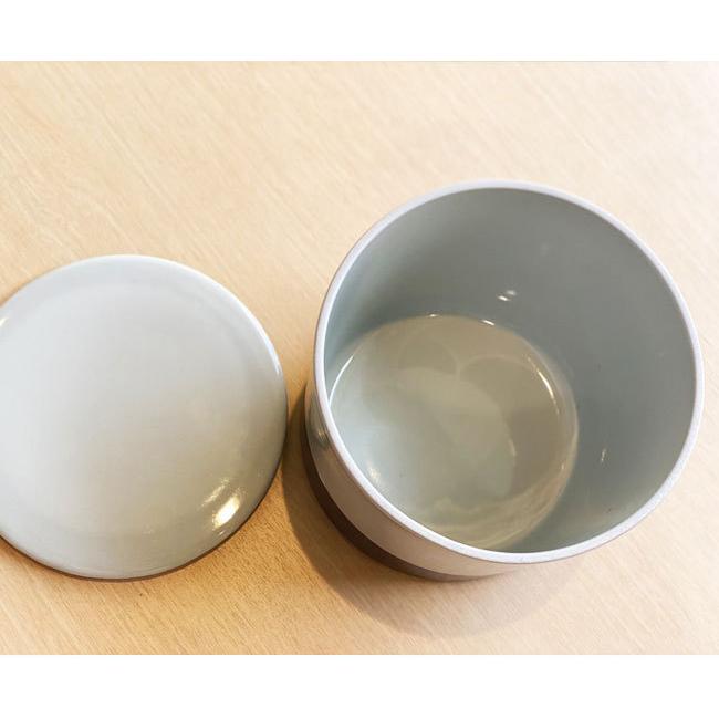 かもしか道具店 みその甕 陶器 蓋物 味噌 保存容器 ケース 1.6L ふた