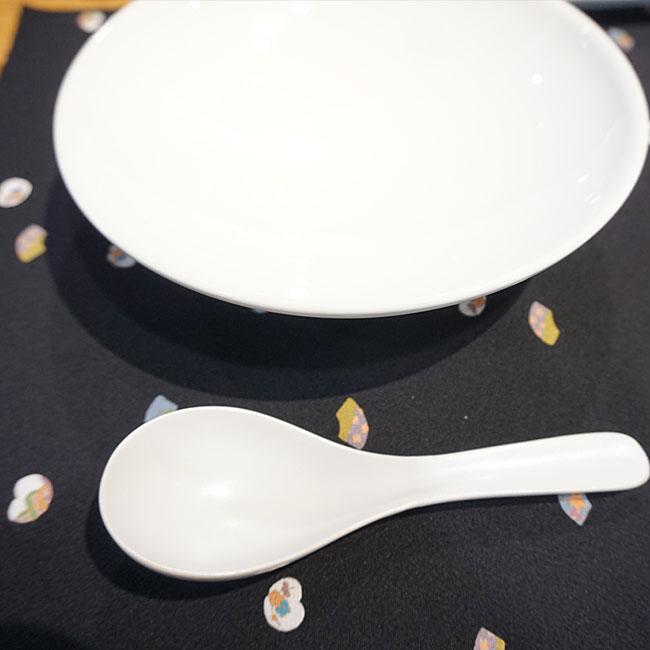 かもしか道具店 レンゲスプーン 白 (2個セット) 陶器 れんげ レンゲ