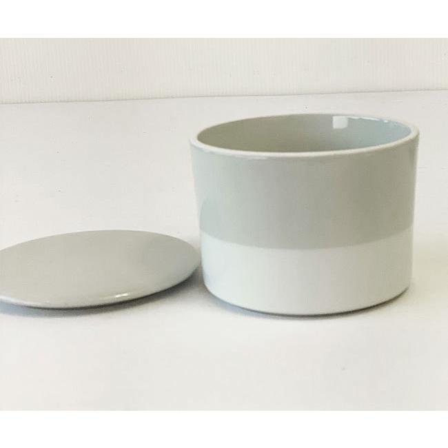 かもしか道具店 塩こうじの壺 400ml 蓋物 陶器 保存容器 塩麹 漬け物