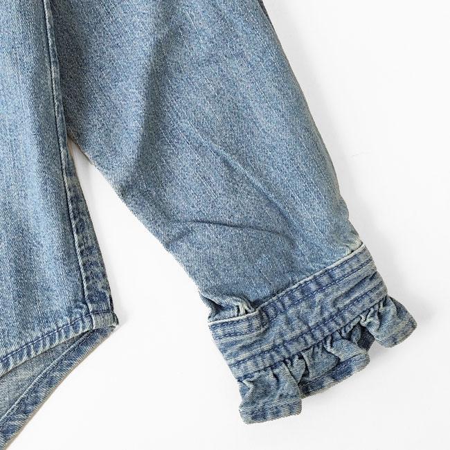 Kelen（ケレン） デニム シャツ RUFFLE DESIGN DENIM SHIRT SYNTH