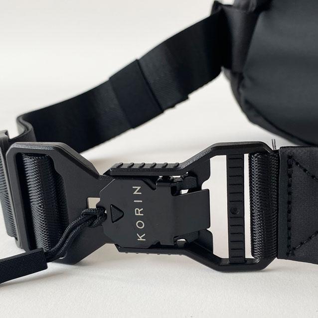 【未使用品】KORIN DESIGN コリンデザイン ブラック ショルダーバッグ KORIN DESIGN コリンデザイン クリックスリング X C-SLING-X