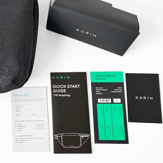 KORIN DESIGN（コリンデザイン） ボディバッグ ショルダーバッグ KORIN