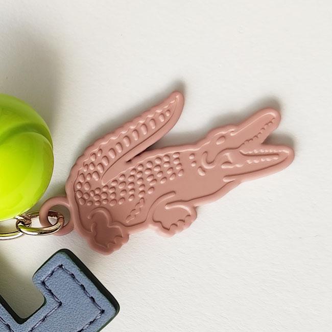 LACOSTE 期間限定イベント品 テニスボール+ルービックキューブ LACOSTE（ラコステ） キーホルダー CHARM チャーム キーリング