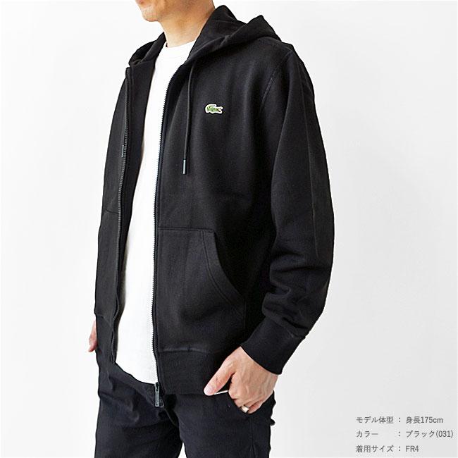 ラコステ スウェット パーカー メンズ LACOSTE プレミアム スウェット ジップ フーディー 長袖 裏パイル SH6923-99｜j-piaplus｜07