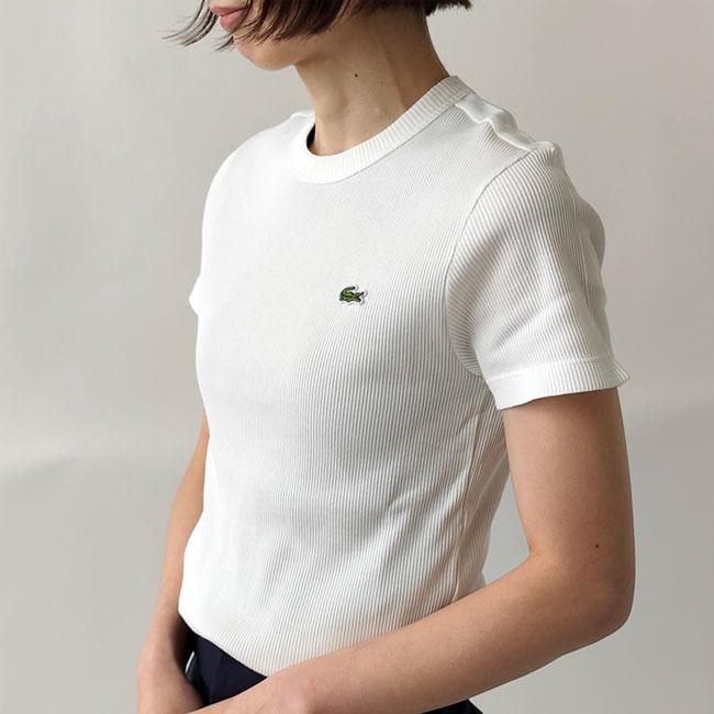 LACOSTE（ラコステ） LACOSTE Tシャツ タイトフィット リブ ニットT 