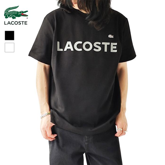 【最終限界価格】新品 LACOSTE ヘビーウェイトTシャツ Lサイズ 男女 LACOSTE（ラコステ） tシャツ ヘビーウェイトブランドネームロゴT