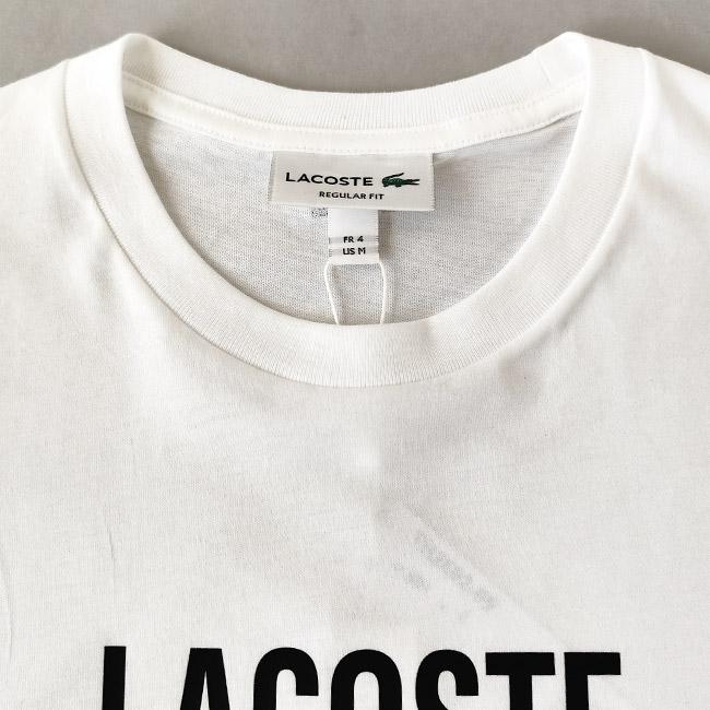 LACOSTE（ラコステ） Tシャツ メンズ タイポグラフィTシャツ 半袖