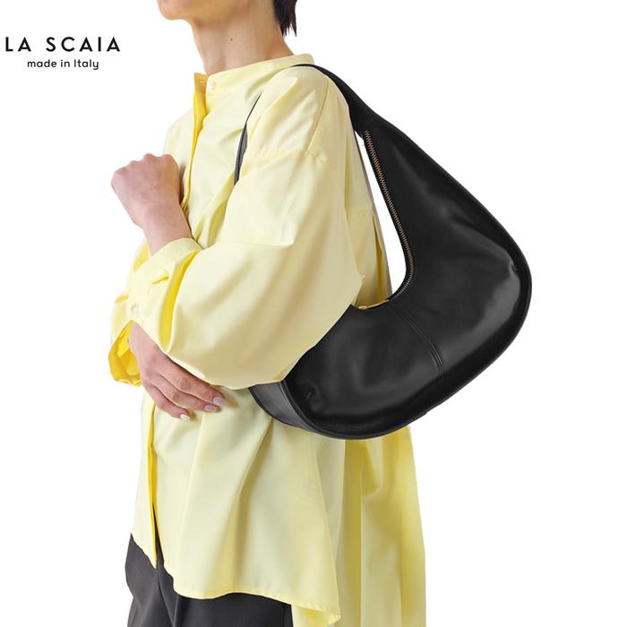 ラスカイア ショルダー バッグ レディース LA SCAIA ハーフムーン 