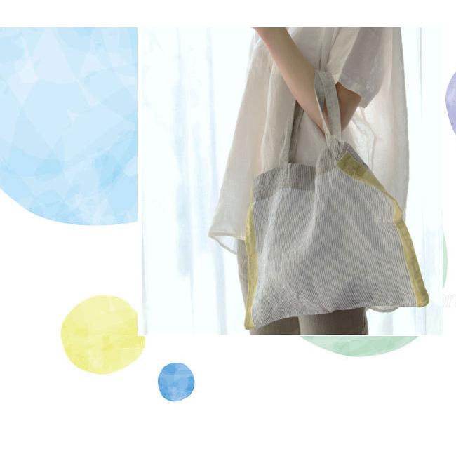 Lino e Lina（リーノエリーナ） リネン トートバッグ エコバッグ 麻100 