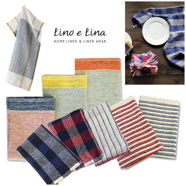 Lino e Lina（リーノエリーナ） キッチンクロス ふきん 47×65cm 
