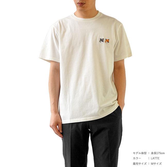 メゾンキツネ Tシャツ メンズ レディース MAISON KITSUNE DOUBLE FOX