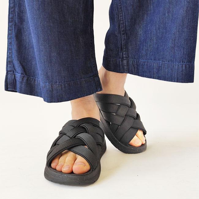 MALIBUSANDALSマリブサンダルズ メッシュデザイン サンダル ブラウン MALIBU SANDALS マリブサンダルズ CANYON ポリエステル