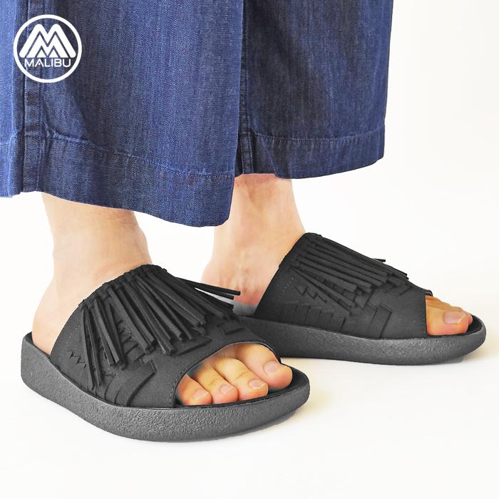 【新品未使用】マリブサンダル サンダーバード サンダル ブラック 黒 26cm MALIBU SANDALS（マリブサンダルズ） サンダーバード スライド