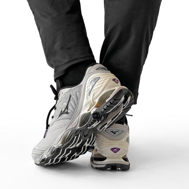 靴 MIZUNO Wave Prophecy LS D1GA333703 MIZUNO WAVE PROPHECY LS LIGHT GREY/BLACK – mita sneakers