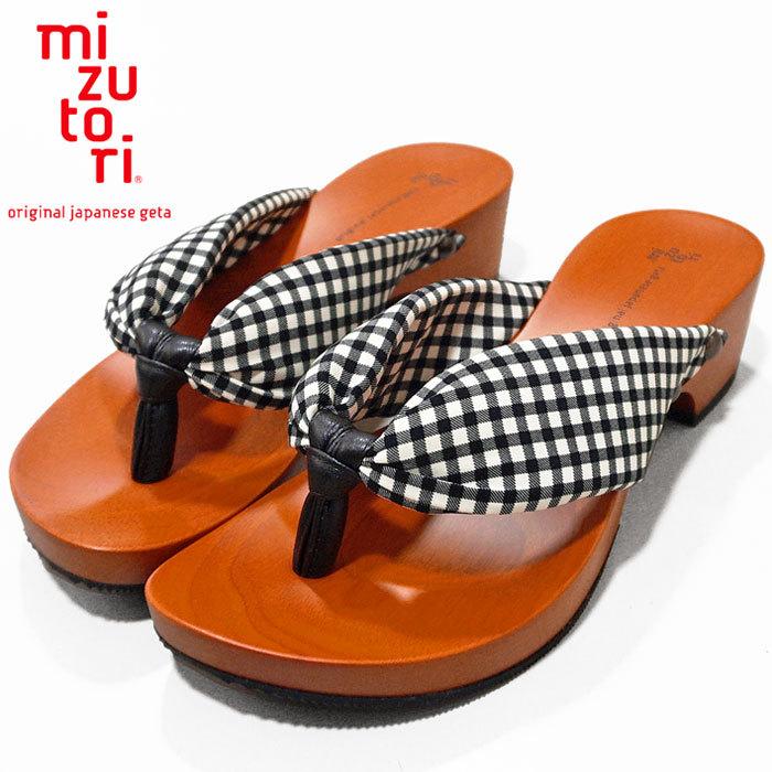 mizutori みずとり 水鳥工業 下駄 げた トングサンダル レディース