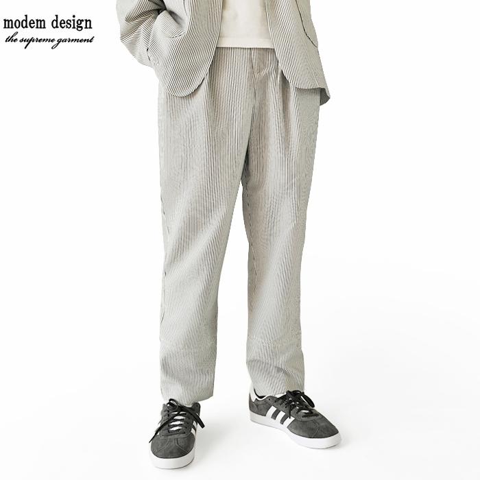 modemdesign モデムデザイン トラックパンツ タックワイドパンツ M modemdesign モデムデザイン ドロップトラックパンツ ツータック