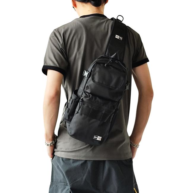 Ys ✖️new era ブラック ボディバッグ スリングボディバッグ 12L Y's FW25 ブラック | ニューエラオンライン