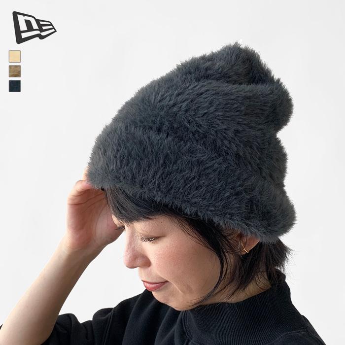 NEW ERA ファー付きフード帽子 MEDIUM ニューエラ NEW ERA ニューエラ トラッパー ファー キャップ 帽子 NEW
