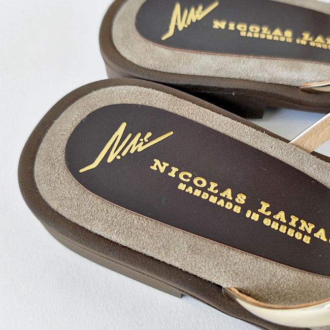 NICOLAS LAINAS フラットサンダル C13LT 23-23.5cm NICOLAS LAINAS フラットサンダル C13LT 23-23.5cm NICOLAS