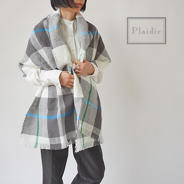 PLAIDIE（プレディ） ストール レディース Plaidie PLM-103 リネン 麻